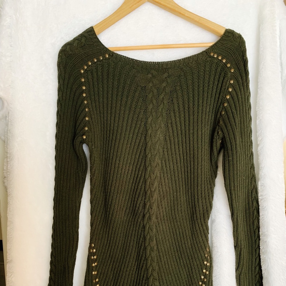 Philosophy Forrest Green Knit Sweater